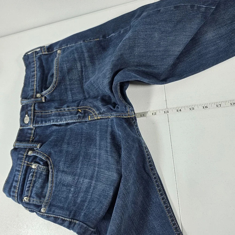 Levi's 511 Slim Fit Mens Dark Wash Blue Denim Jeans 33x30 0511
